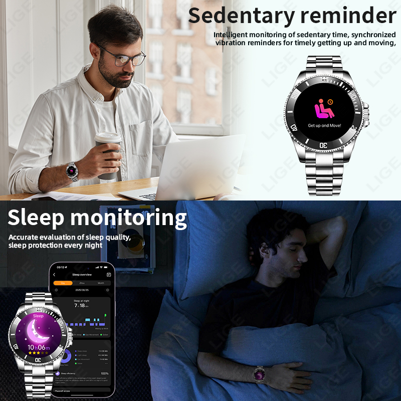 LIGE Yeni Stil Lüks Akıllı Saa - Japanese Active Lifestyle incelemesi ve fiyatı