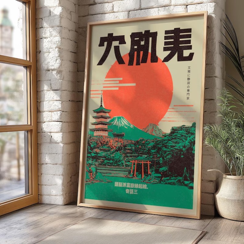 Retro Pop Japon Mt.Fuji Pagoda - Japanese Lifestyle Gifts incelemesi ve fiyatı